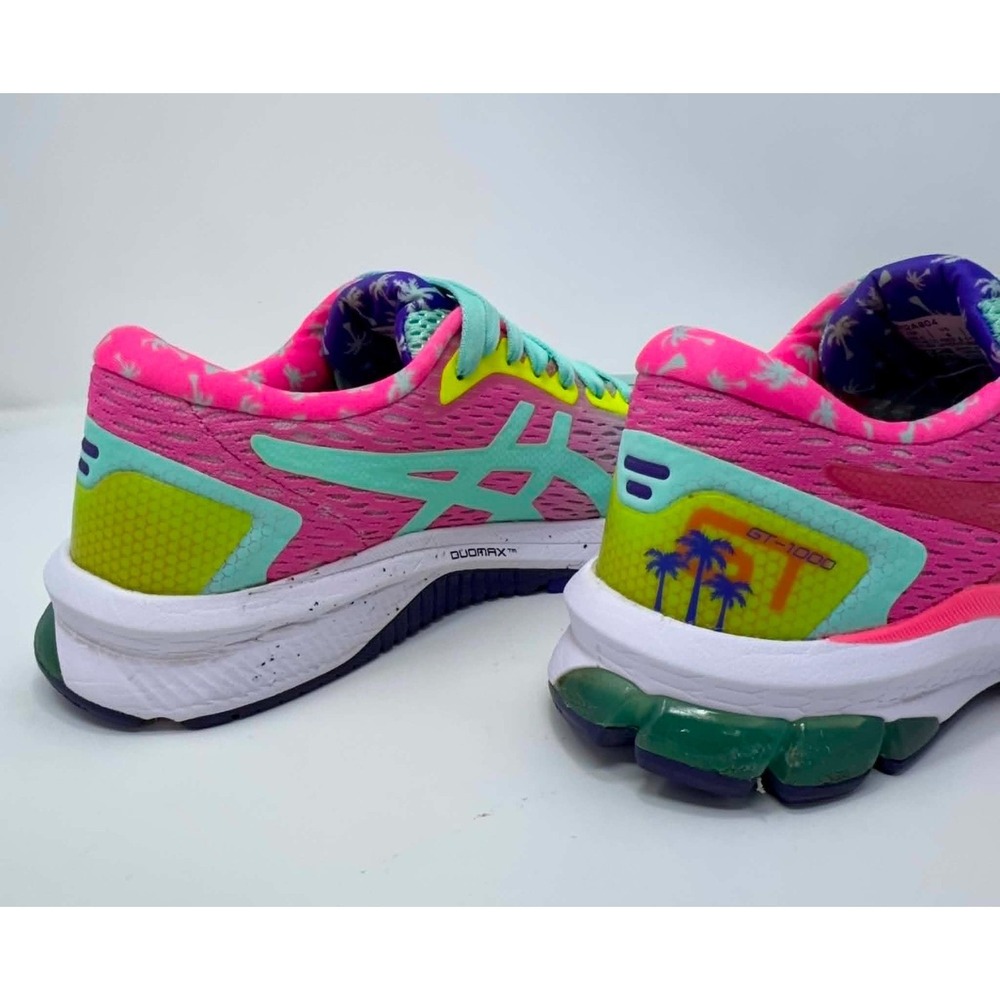 ASICS GT-1000 9 Tokyo Running Shoes Womens US 8 Retro Tropical Palm FlyteFoam - Picture 11 of 12